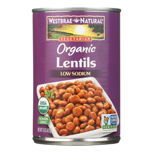 Buy Westbrae Foods Organic Lentils Beans - Case Of 12 - 15 Oz.  at OnlyNaturals.us