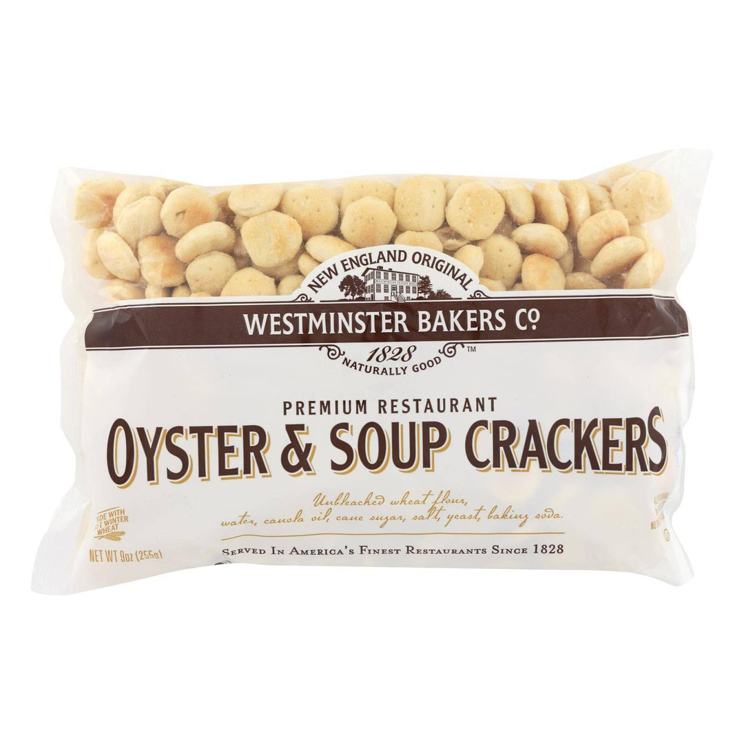 Westminster Cracker Co Oyster & Soup Crackers - Case Of 12 - 9 Oz | OnlyNaturals.us