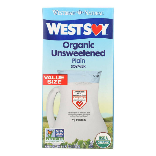 Westsoy Original Soymilk - Unsweetened - Case Of 8 - 64 Fl Oz. | OnlyNaturals.us