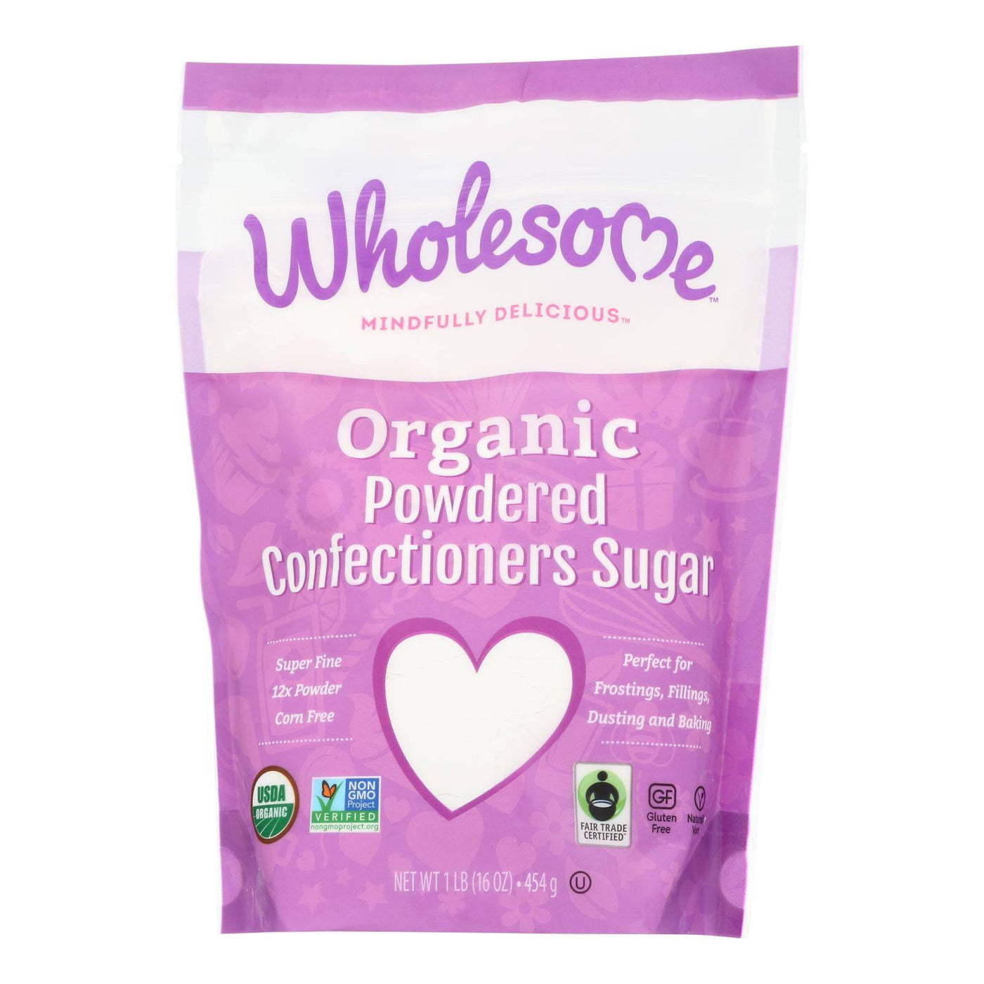 Wholesome Sweeteners Powdered Sugar - Organic And Natural - Case Of 6 Lbs | OnlyNaturals.us