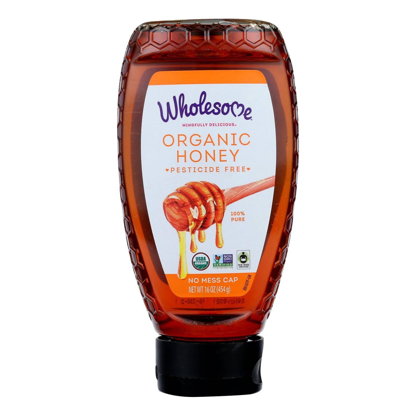 Buy Wholesome Sweeteners Honey - Organic - Amber - Squeeze Bottle - 16 Oz - Case Of 6  at OnlyNaturals.us