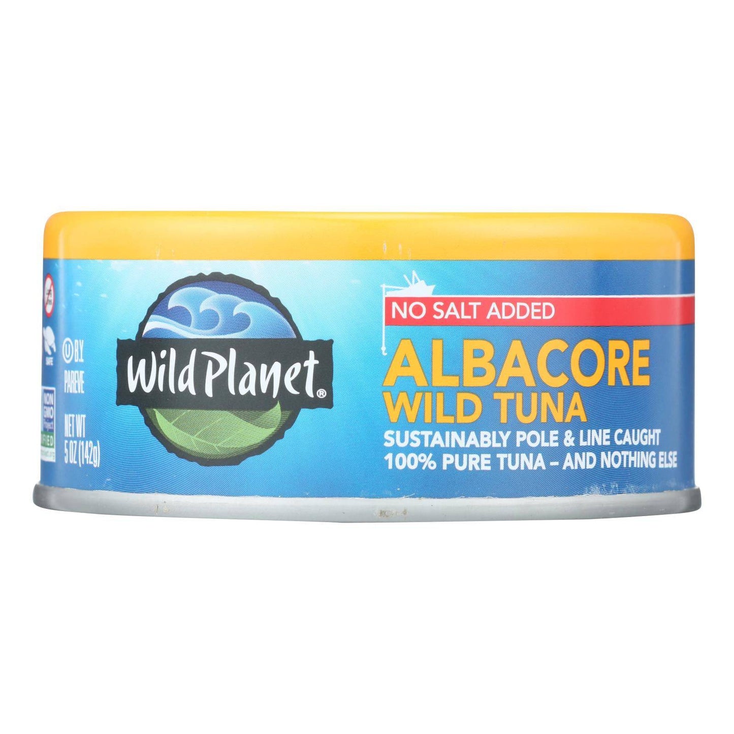 Wild Planet Wild Albacore Tuna - No Salt Added - Case Of 12 - 5 Oz. | OnlyNaturals.us
