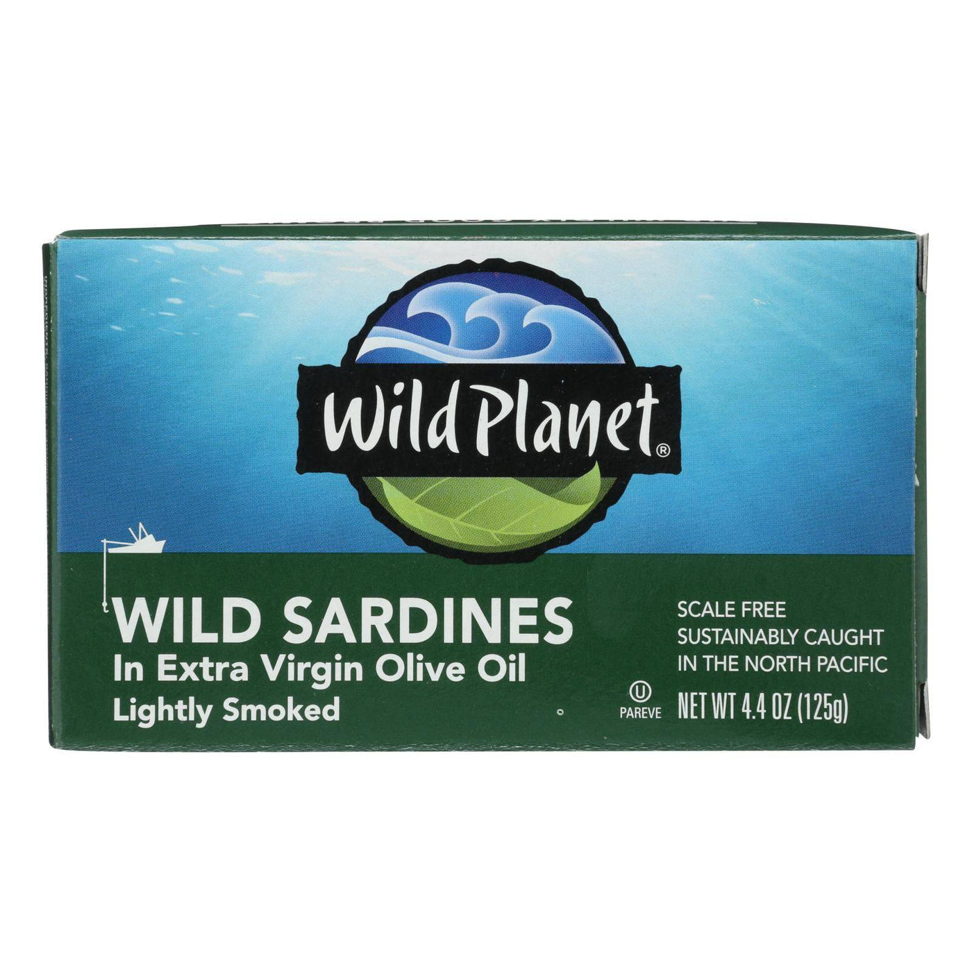 Buy Wild Planet Wild Sardines In Extra Virgin Olive Oil - Case Of 12 - 4.375 Oz.  at OnlyNaturals.us