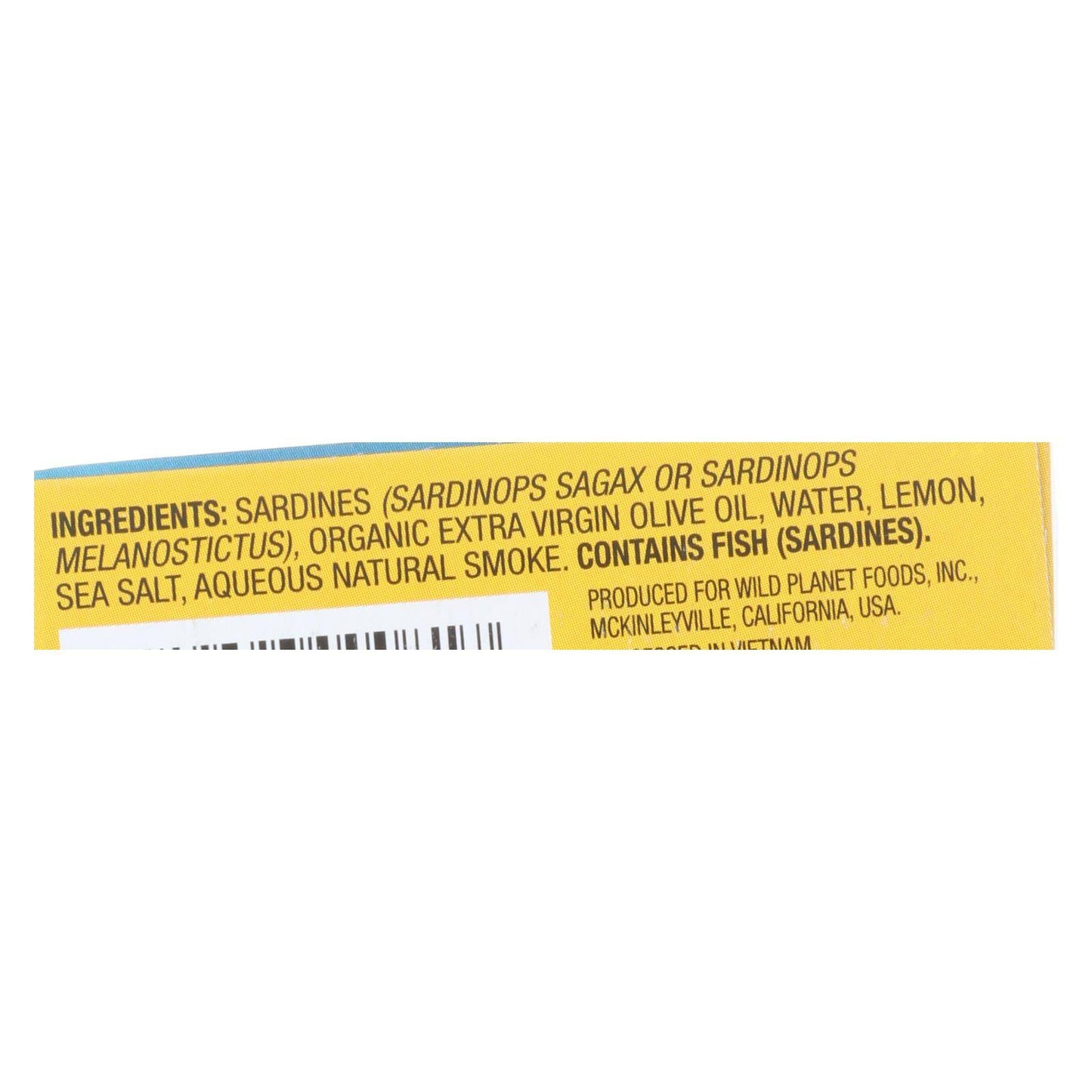 Buy Wild Planet Sardines In Oil - Lemon - Case Of 12 - 4.375 Oz.  at OnlyNaturals.us