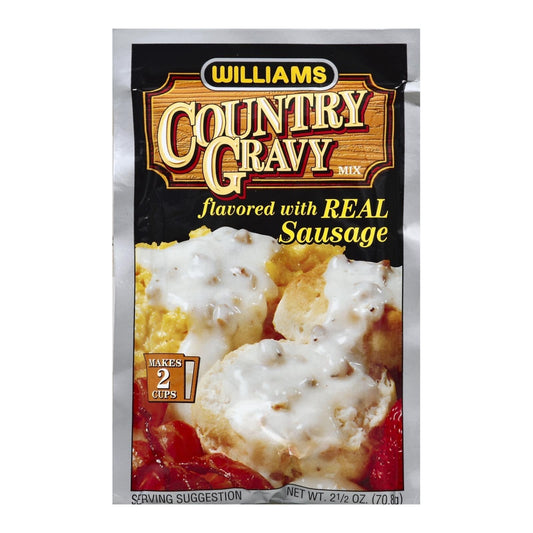 Williams Country Gravy - Real Sausage - Case Of 12 - 2.5 Oz. | OnlyNaturals.us