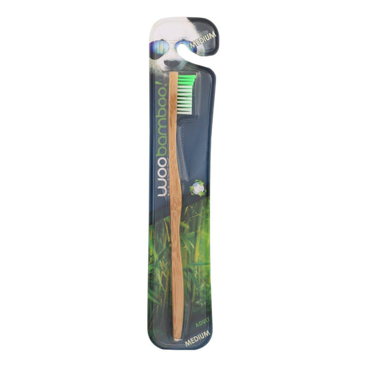 Woobamboo! Adult Medium Toothbrushes  - Case Of 6 - Ct | OnlyNaturals.us