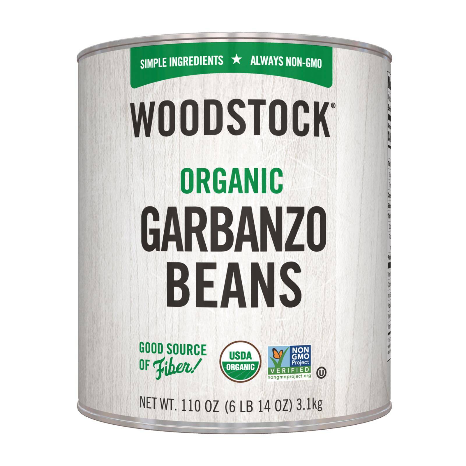 Woodstock Organic Garbanzo Beans - Case Of 6 - 110 Oz | OnlyNaturals.us