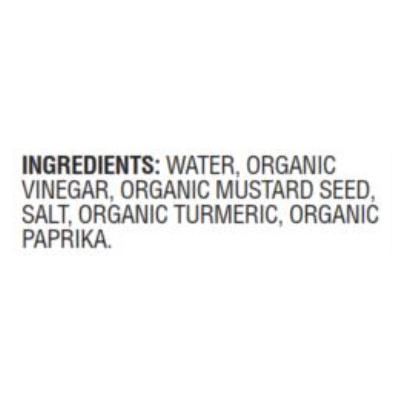 Woodstock Organic Yellow Mustard - Case Of 12 - 8 Oz | OnlyNaturals.us