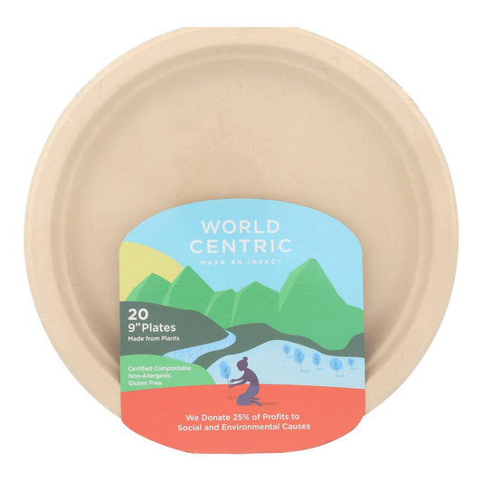 World Centric Fiber Plate - Case Of 12 - 20 Count | OnlyNaturals.us
