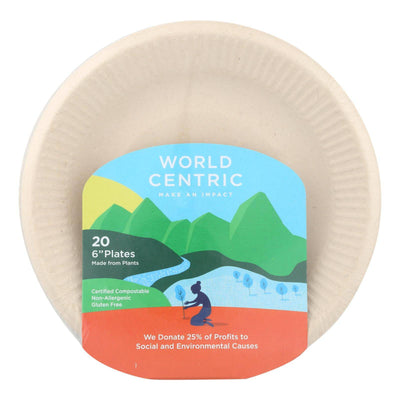 World Centric Ripple Edge Plate - Case Of 12 - 20 Count | OnlyNaturals.us
