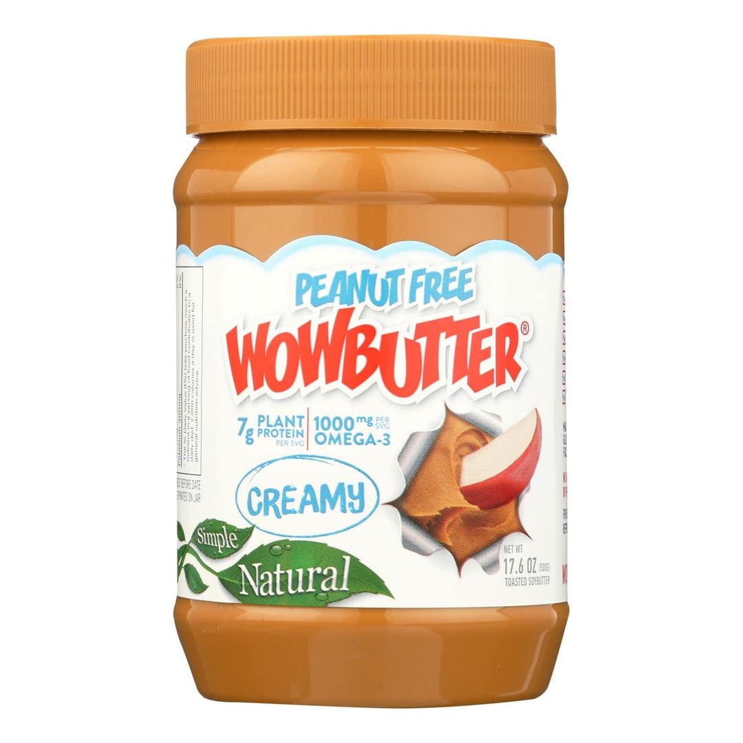 Wowbutter Creamy Peanut Free Spread - Case Of 6 - 17.6 Oz. | OnlyNaturals.us