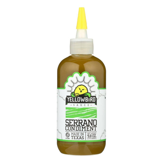 Yellowbird Sauce - Serrano - Case Of 6 - 9.8 Oz | OnlyNaturals.us