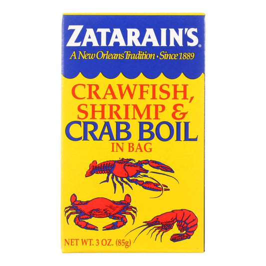 Zatarain's Crab Boil - Dry - Case Of 6 - 3 Oz | OnlyNaturals.us
