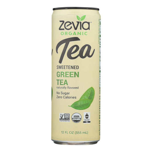 Zevia Sweetened Green Tea - Case Of 12 - 12 Fz | OnlyNaturals.us