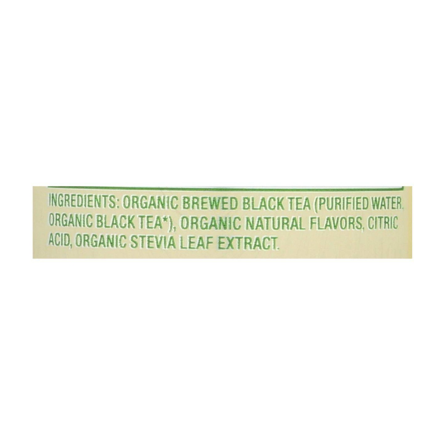 Zevia - Tea Black Peach - Case Of 12 - 12 Fz | OnlyNaturals.us