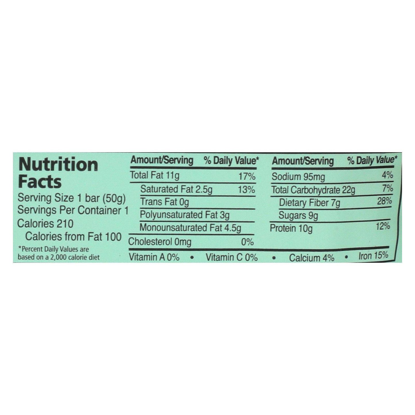 Zing Bars - Nutrition Bar - Dark Chocolate Sunflower Mint - Nut Free - 1.76 Oz Bars - Case Of 12 | OnlyNaturals.us